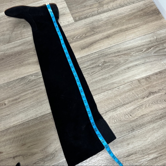 Isabel Marant ‘Dazzle’ Thigh High Boots Black Suede Size 38 - Picture 10 of 16